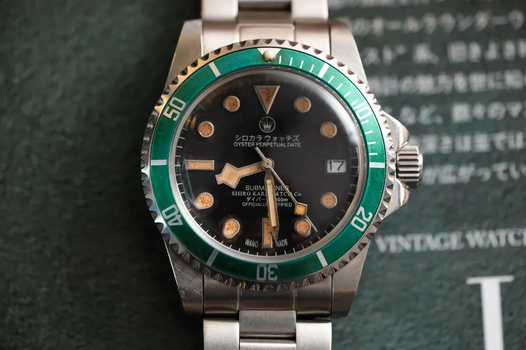 Shiro Kara Vintage (SKV) Diver: Nori
 &ndash; SHIRO KARA WATCHES Co.