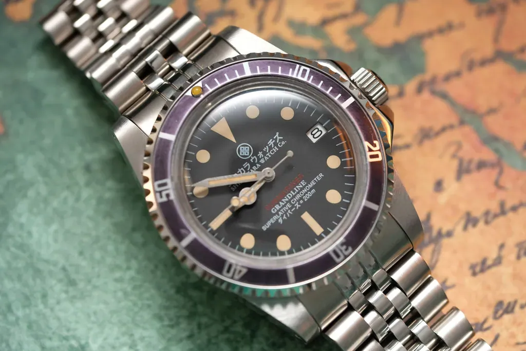 Shiro Kara Vintage (SKV) Diver: Taro
 &ndash; SHIRO KARA WATCHES Co.