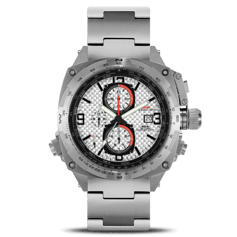 Silver White Cobra 44 | Special Ops Watches | MTM | WATCH | MTM WATCH