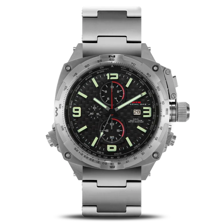 Silver Lumi Cobra 47 | Special Ops Watches | MTM | WATCH | MTM WATCH