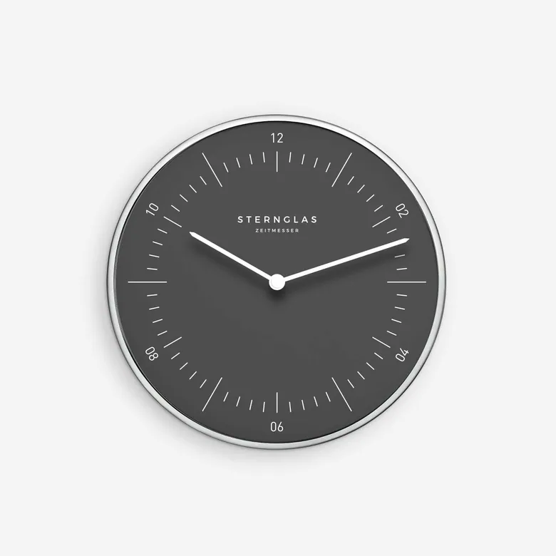 Clock Naos storm grey
