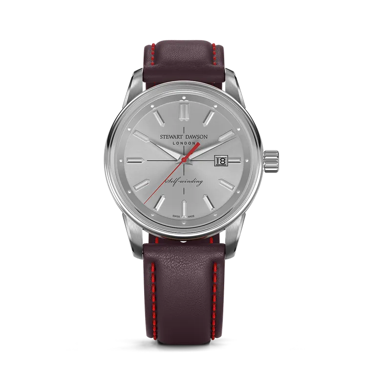 Knightsbridge watch | 1879.A.SS.01 Silver | Swiss movement | 42.5 mm