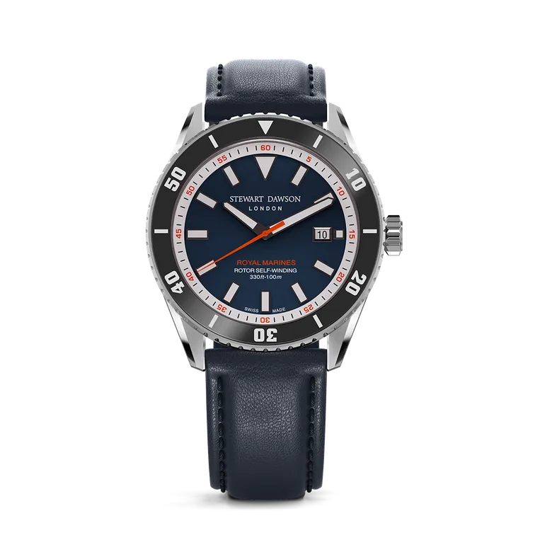 Royal Marines watch | 1775.A.SS.01 - Blue | Swiss movement | 42 mm