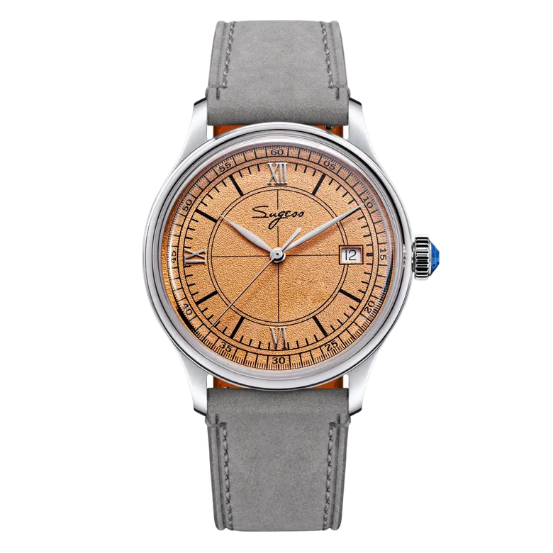 Heritage S455 Salmon Dial Stainless Steel Automatic