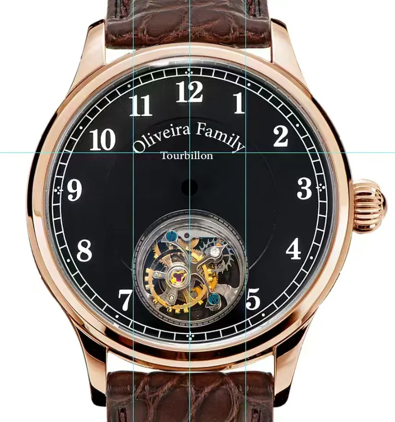 Tourbillon Master SU8000GB Movement Rose Gold Case (customise)(Manual winding)
