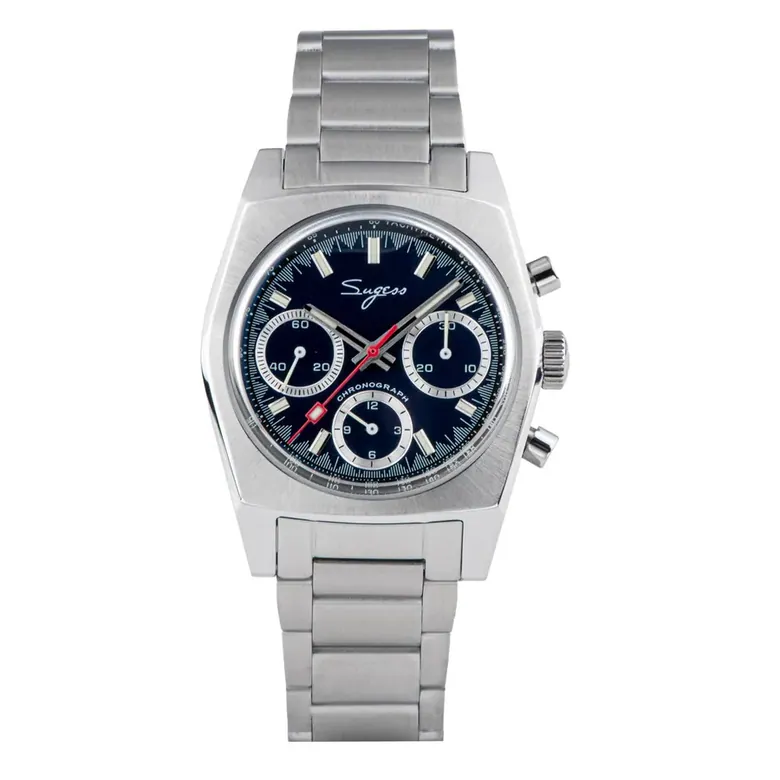 Chrono Heritage S419-2 Chronograph Deep Blue Dial Bracelet