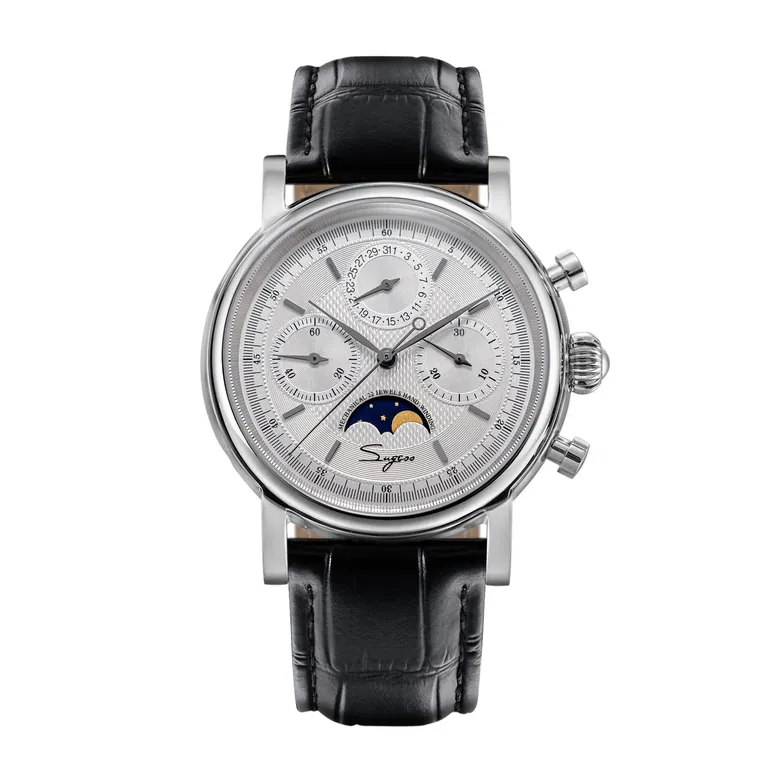 MoonPhase Master S394 (SU1908SW/X) Stainless-Steel Case White Dial