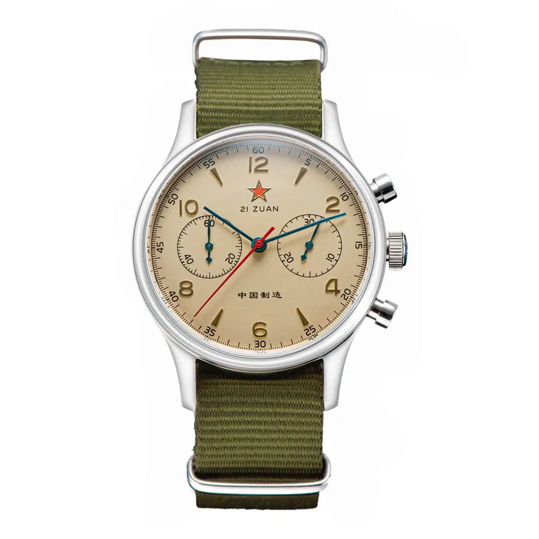 Seagull Movement Chrono Heritage SU1963S40 40mm 1963 (non Swan Neck version)