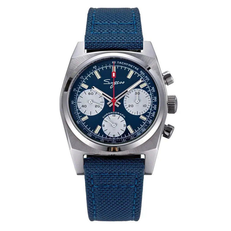 Chrono Heritage S419-2 Chronograph Blue Panda Dial