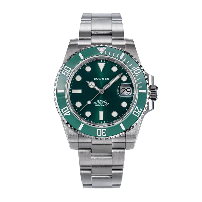 Ocean Star S421 SU116610LV Burst Green Dial Green Bezel Automatic (Seagull ST2130 movement)