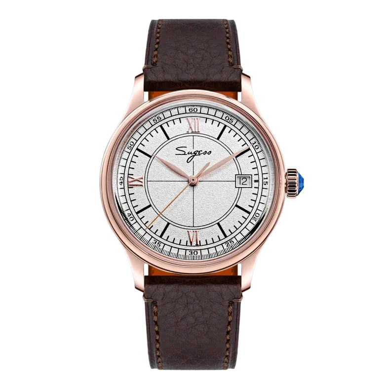 Heritage S455 Ivory Dial Rose Gold Automatic