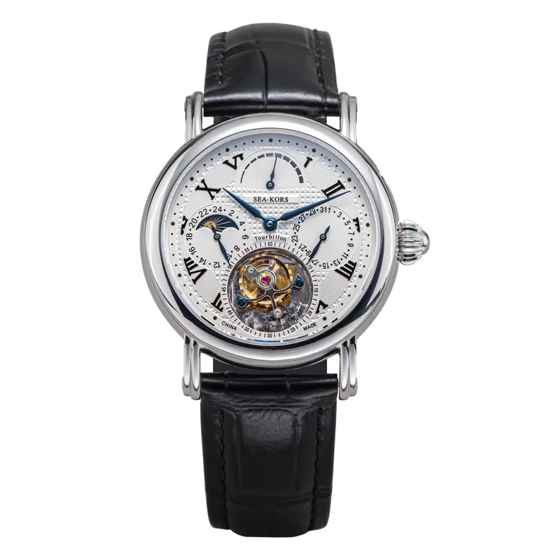 Seakors Tourbillon SE8007SK Black Indices