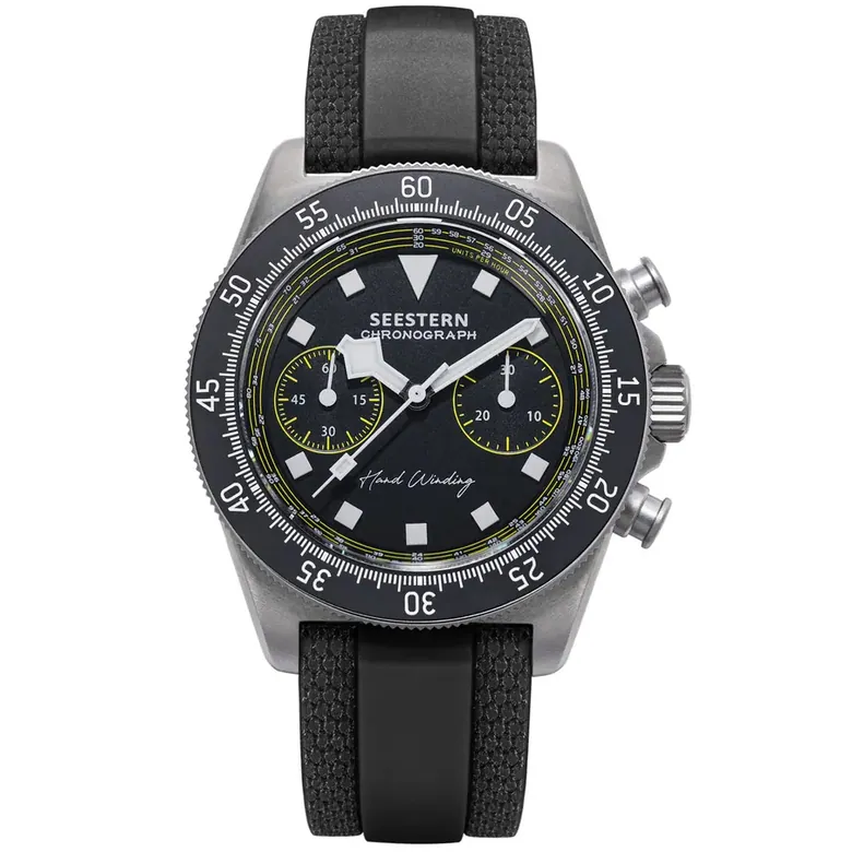Seestern Chrono S443 Chronograph Yellow ST19 Movement Lumed