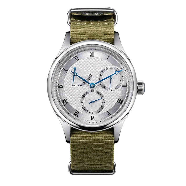 S388 Seagull Movement Watch 1780 40mm Automatic Guilloche Dial