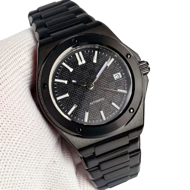 40mm PVD Black Engineer Watch Tandorio TD331P NH35 Automatic Sapphire Glass 100m Waterproof