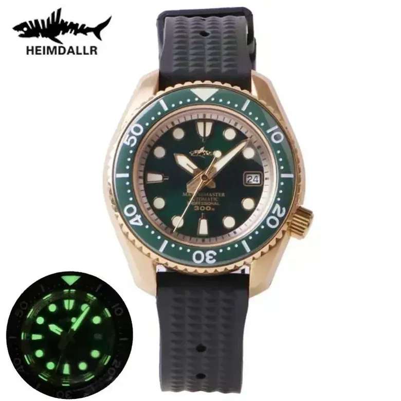 Real Bronze SBDX Diver HEIMDALLR HMCE21 NH35 Sapphire Crystal Lord Of