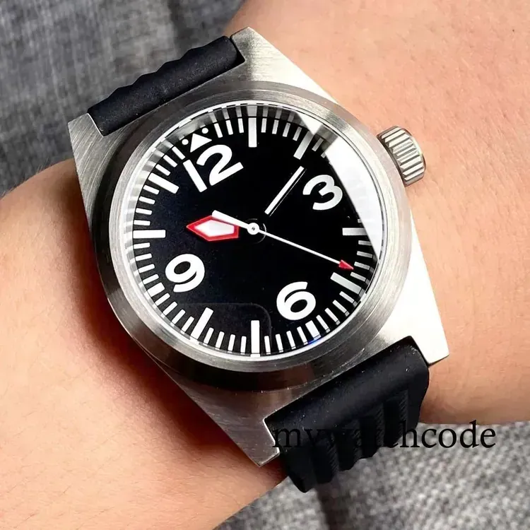 Tandorio 38mm Field watch Unimatic U2 TD114 NH35A PT5000 Automatic 200
