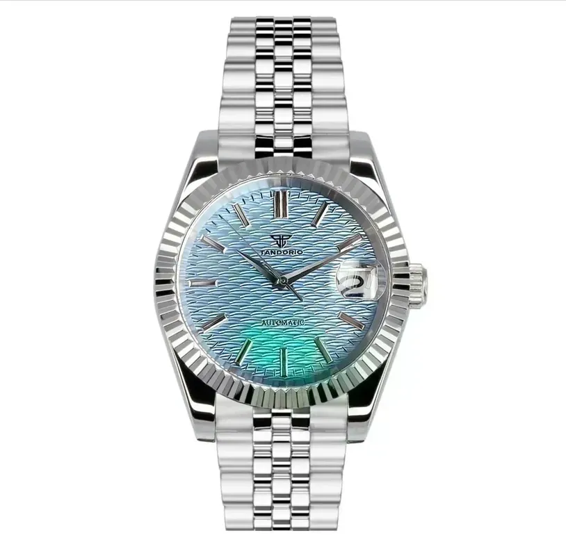 Explorer / AirKing Mod Tandorio TD110W 36mm/39mm Sapphire Crystal Textured Dial NH35A Automatic 10bar DateJust