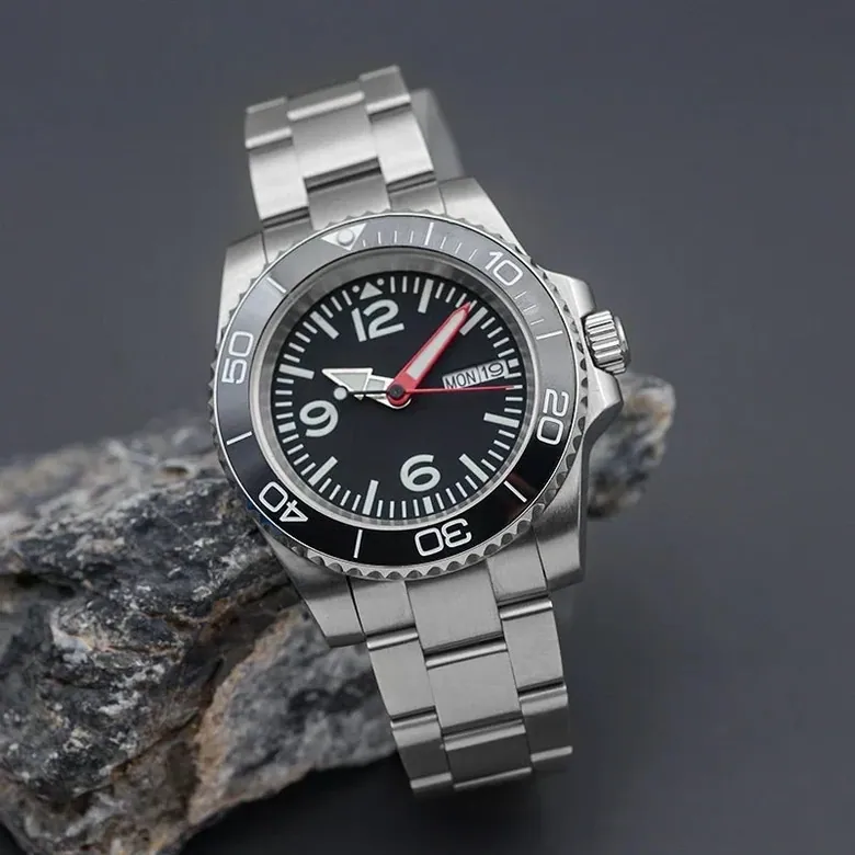 Sterile Submariner Sea Dweller Yacht master NH36 Automatic C3 Lume Sapphire 10bar 41MM