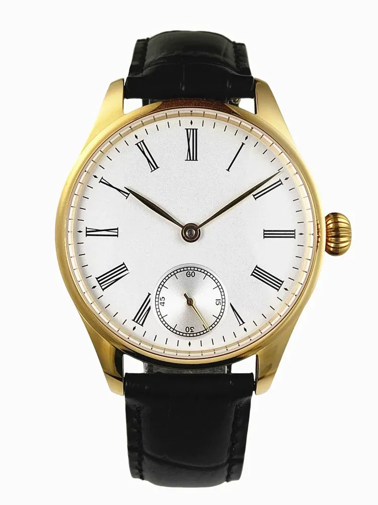 40MM manual mechanical watch seagull st3621 Dress Jones sword Roman Dial Sapphire 3ATM