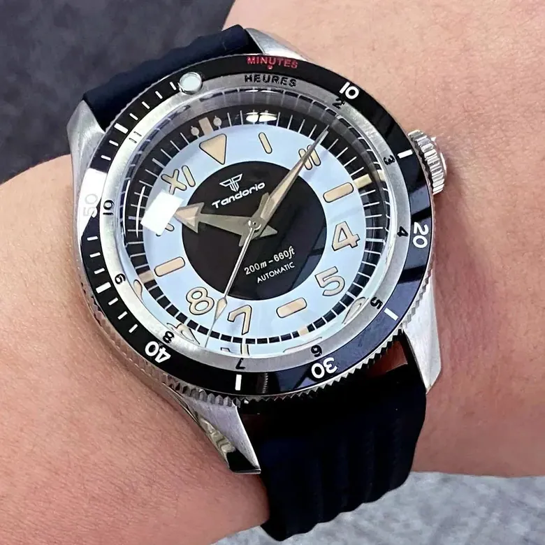 Serica Mod Tandorio TD204M Automatic 40mm MIYOTA8215 20ATM Diver Domed Sapphire PT5000 NH35