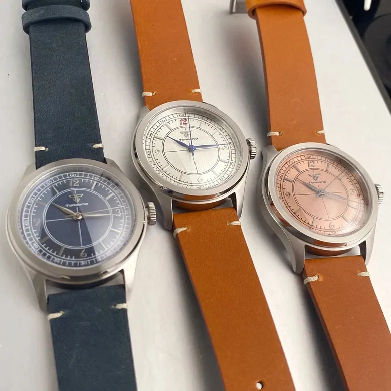 38MM Field Watch Tandorio TD158B NH35A/PT5000 Automatic Sapphire 10Bar Glass Back Pilot