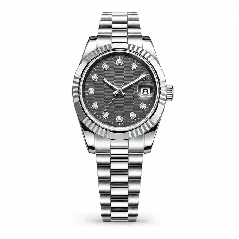 39mm DateJust Mod CORGEUT 6002G Miyota 8215 Seiko NH35 Automatic Geometric Dial Sapphire Half-Fluted Bezel 10ATM