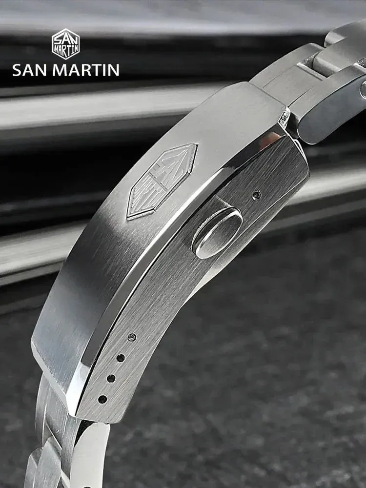 San Martin SUB Diver Sn0019G 41mm Water Ghost PT5000 SW200 Automatic AR Sapphire 20Bar BGW-9 Luminous