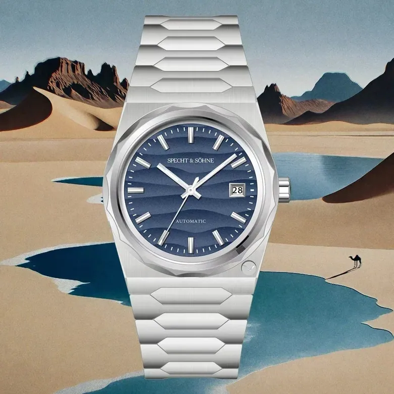 Specht & Söhne 222 Luxury 37mm Miyota 8215 Automatic Stainless Steel Watch 5Bar Sapphire VC222 MOD