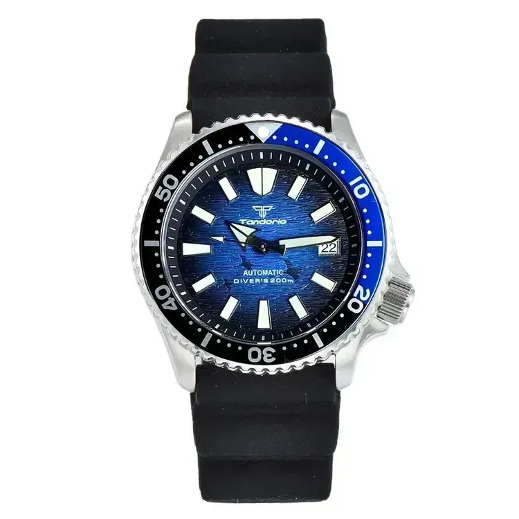 Tandorio 41mm NH35 Dive Automatic 200m Water Resistant Sapphire TD219