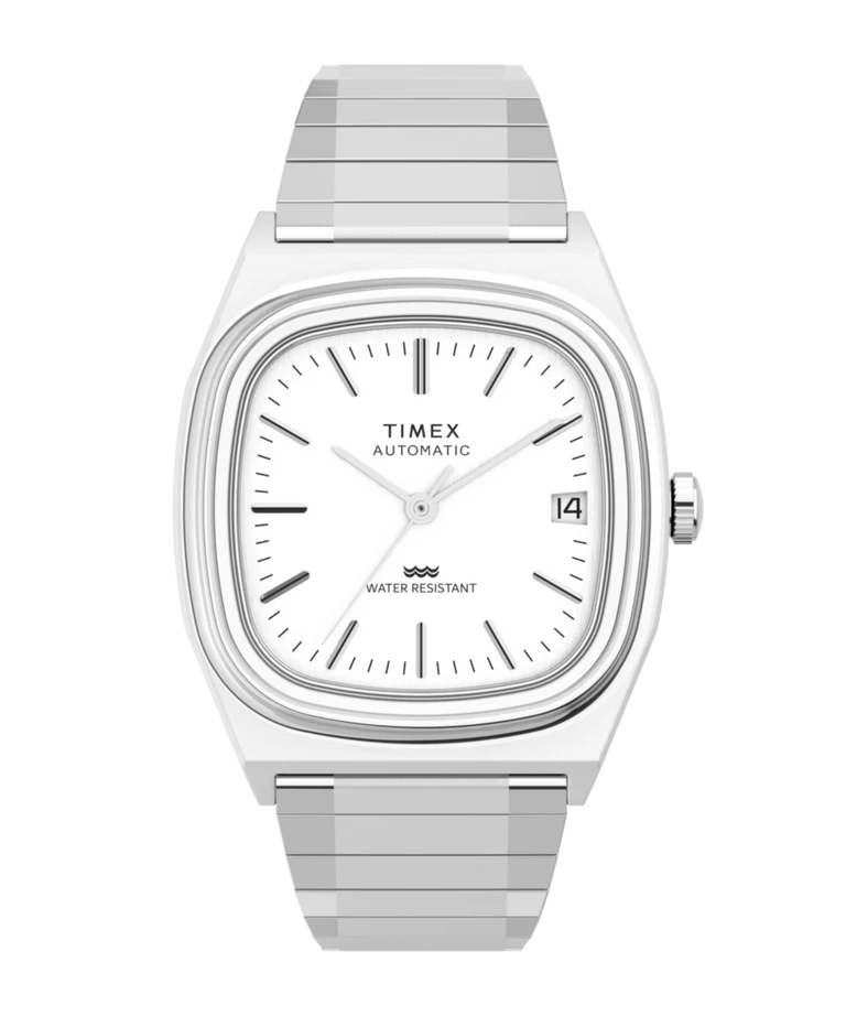 Timex® Automatic 1983 E Line Reissue 34mm Stainless Steel Expansion Ba
       - TW2W70800