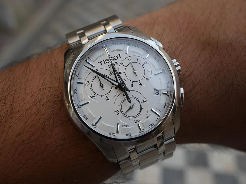 Couturier Automatic Chronograph Stainless Steel / Black / Bracelet T035.627.11.051.00 (aka: T0356271105100)