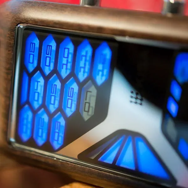 Console Wood LED Watch