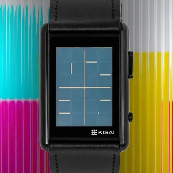 Stencil LCD Watch