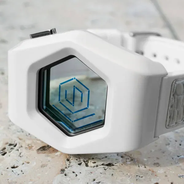 Spider Acetate Transparent LCD Watch