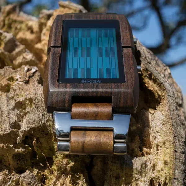 Upload Wood USB Memory LCD Watch