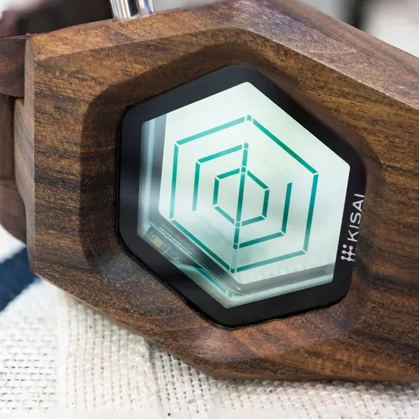 Spider Wood Transparent LCD Watch