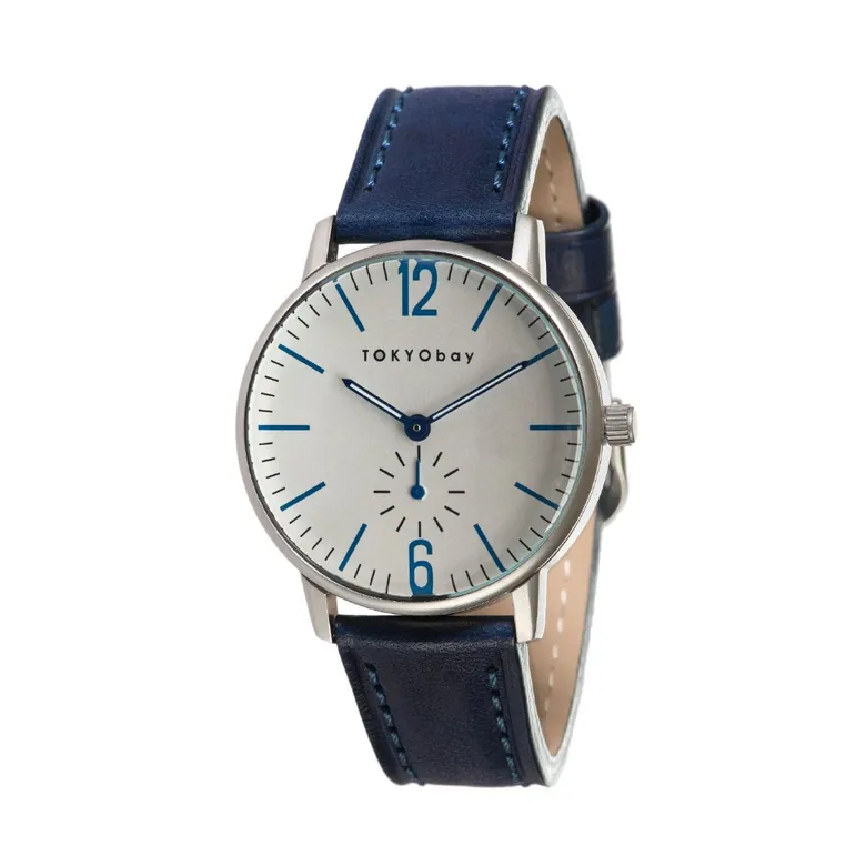 Grant Blue Leather Watch | TOKYObay Watches