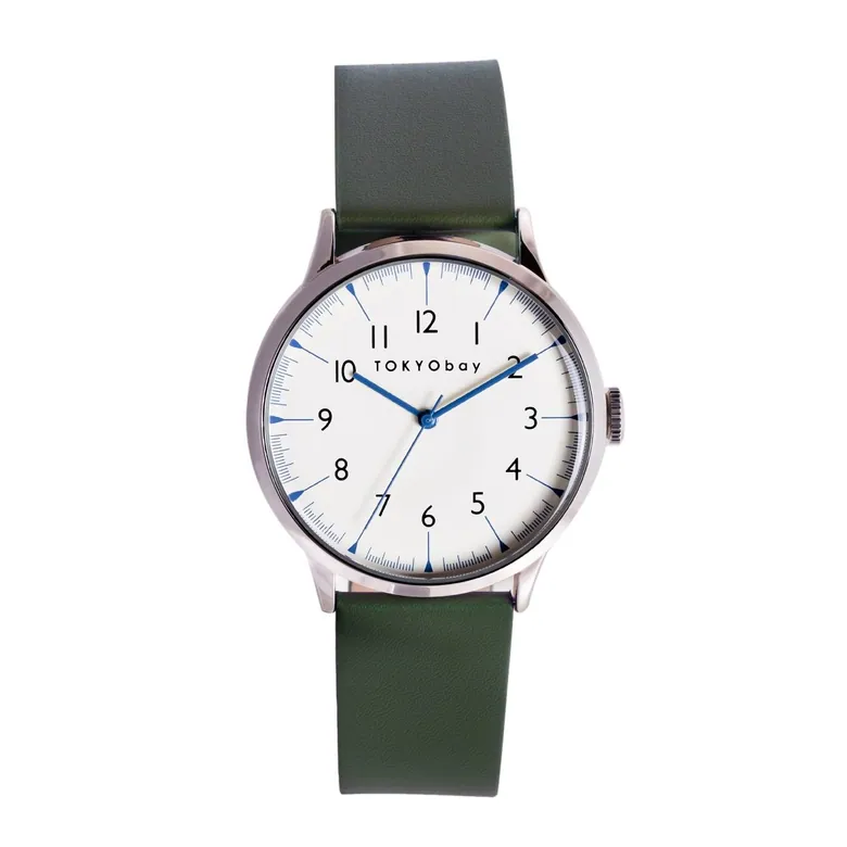 Scala Green Leather Watch | TOKYObay Watches