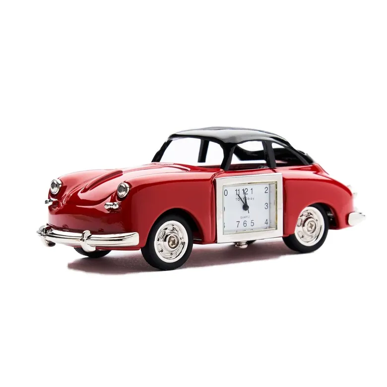 Vintage Car Clock | Red