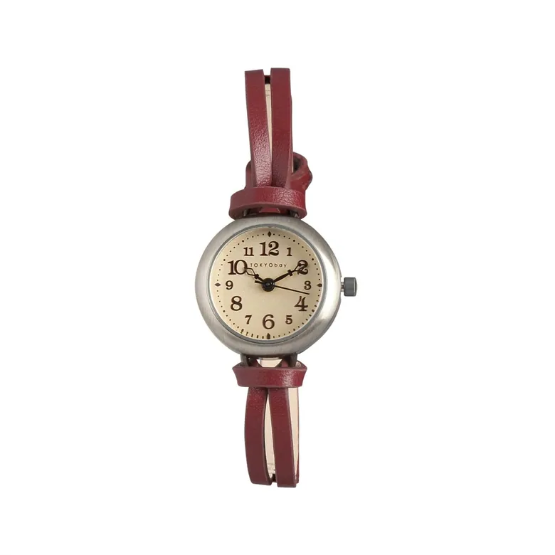Eva Red Leather Women's Watch | TOKYObay Watches