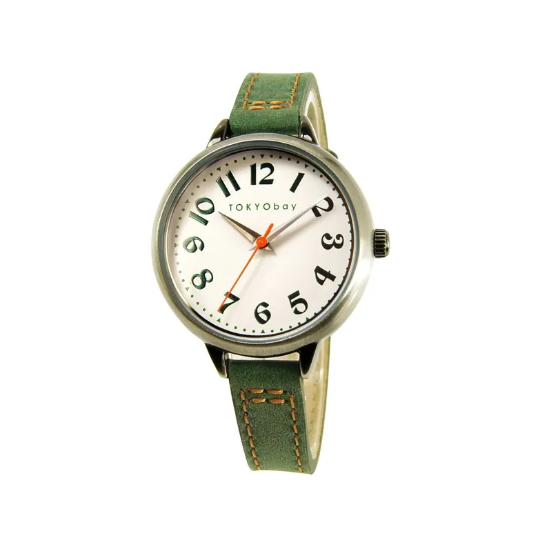 Trail Green Leather Women's Watch | TOKYObay Watches