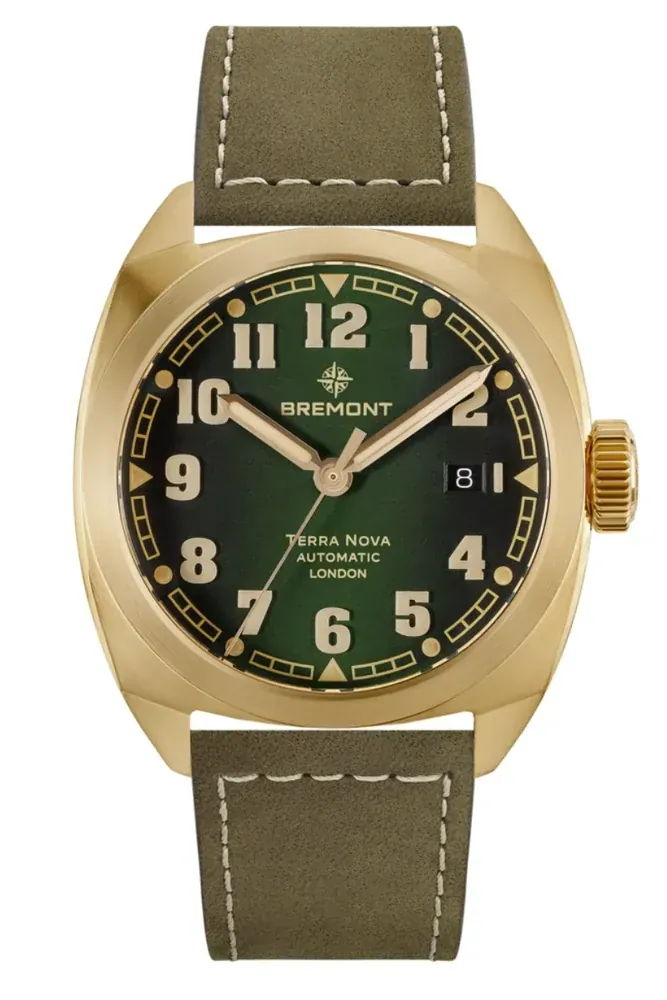 Bremont Terra Nova 40.5mm Date Bronze TN40-DT-BZ-GN-L-S