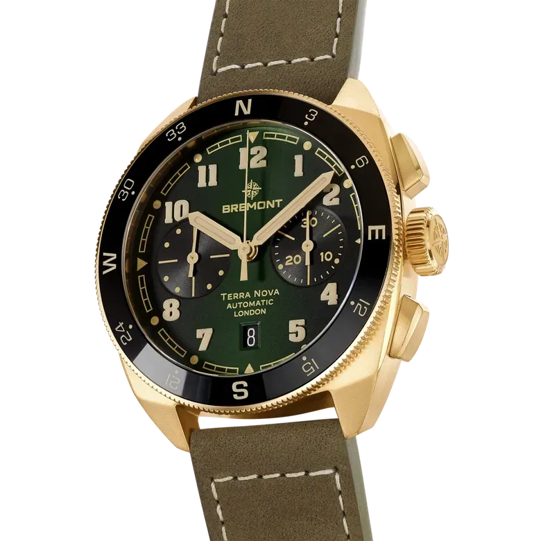 Bremont Terra Nova 42.5mm Chronograph Bronze TN42-CHR-BZ-GN-L-S