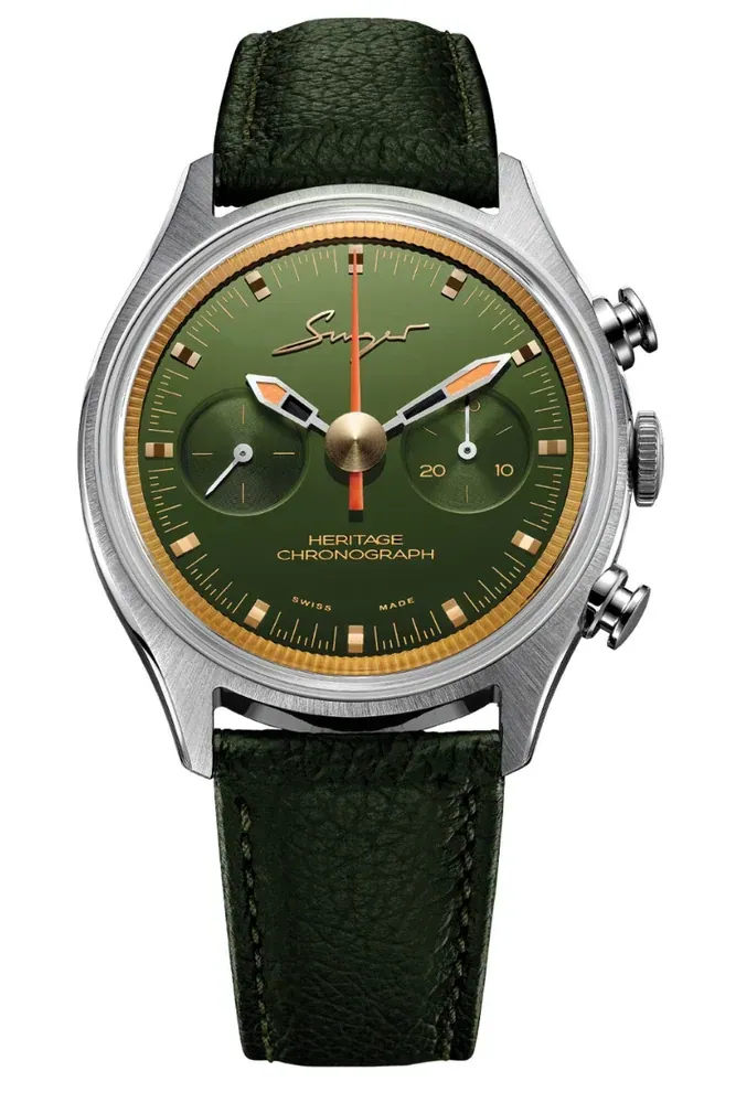 Singer Reimagined Heritage Chronograph Empire Green SR602