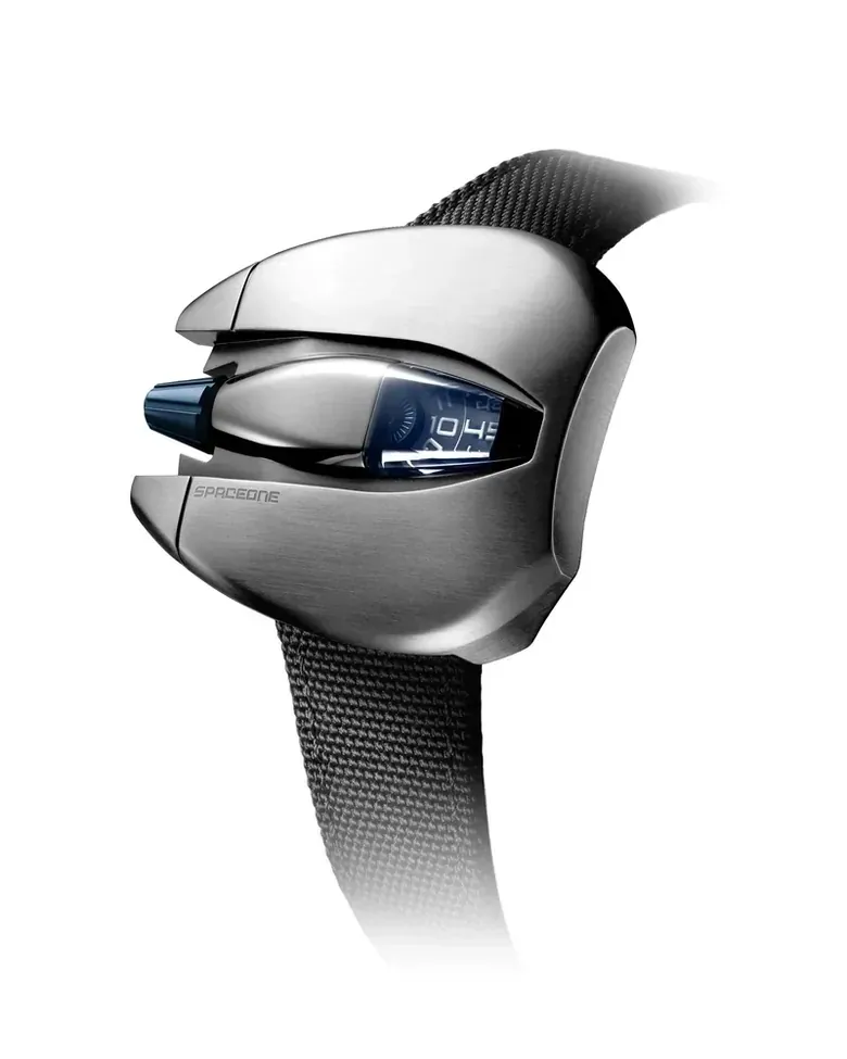 SpaceOne Jumping Hour Stainless Steel