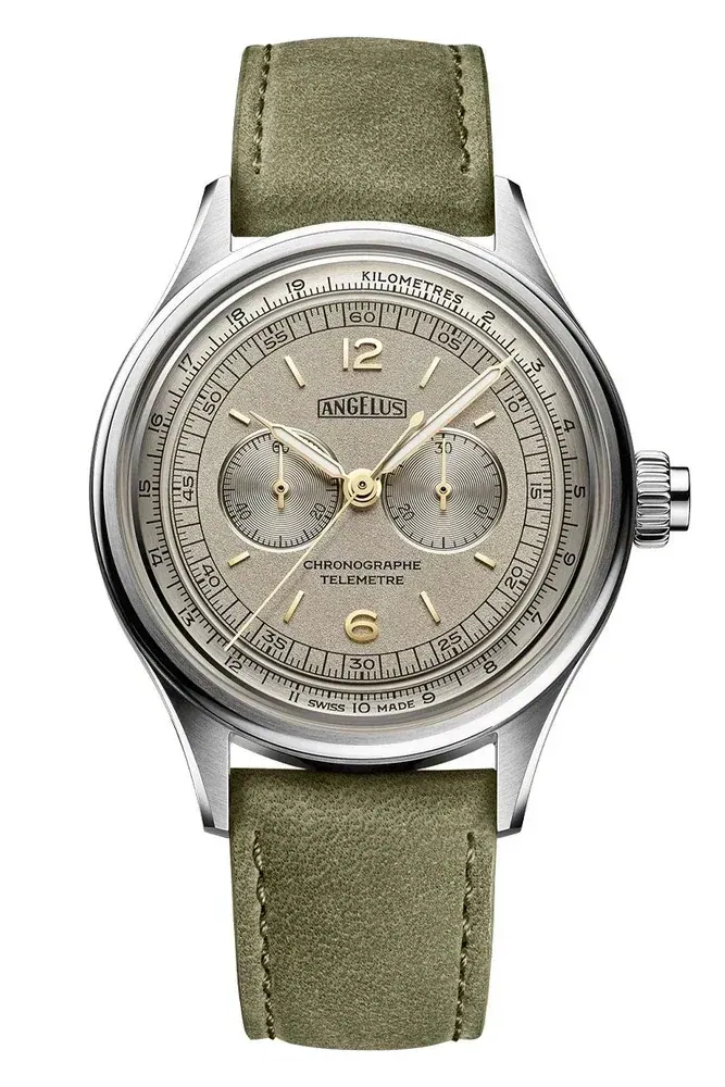 Angelus La Fabrique Chronographe Télémètre Steel Titanium-Grey 0CHCS.G01A.V010S