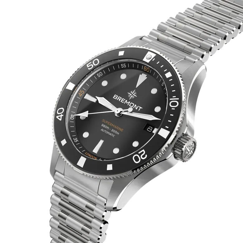 Bremont Supermarine 300M Date SM40-DT-SS-BK-B
