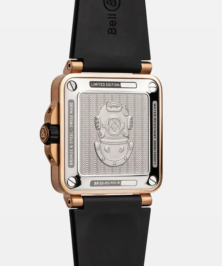 Bell & Ross BR03-92 Diver Black & Green Bronze BR0392-D-LT-BR/SRB