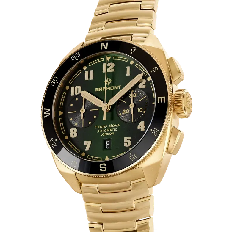 Bremont Terra Nova 42.5mm Chronograph Bronze TN42-CHR-BZ-GN-B